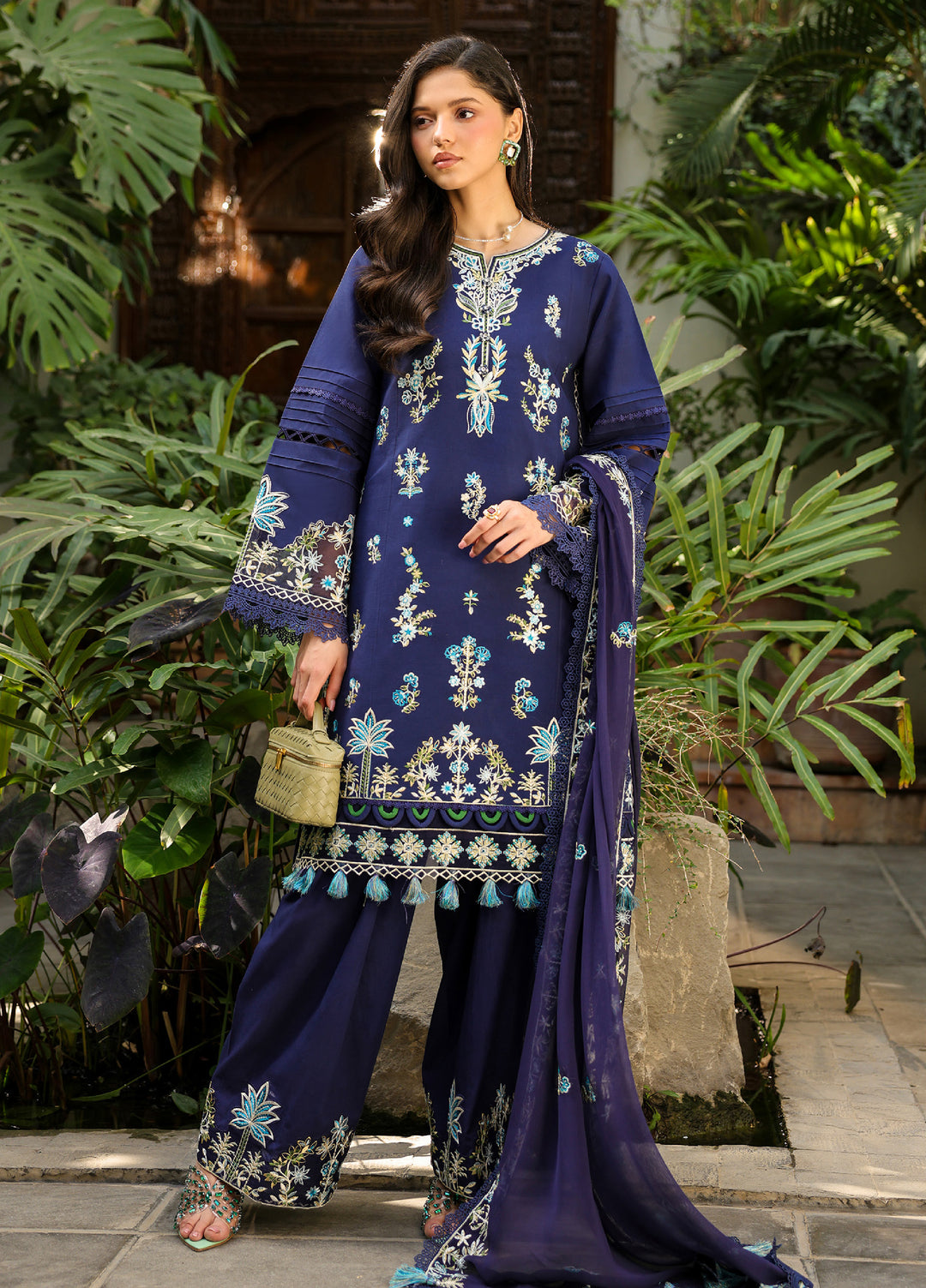 Shanaya by Mahnur Unstitched Embroidered Lawn 3 Piece Suit MN26USL SH-05 - Summer Collection