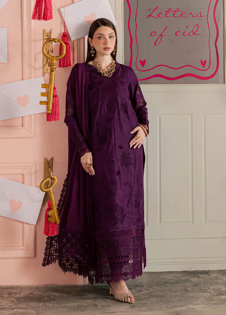Feya by Nureh Unstitched Embroidered Lawn 3 Piece Suit NU26UFEL FE-15 - Eid Collection