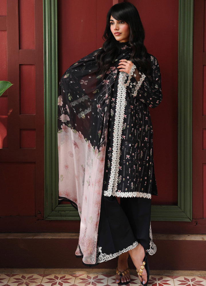 Q Prints by Qalamkar Unstitched Lawn Printed 3 Piece Suit QLK26QP Farah - Summer Collection