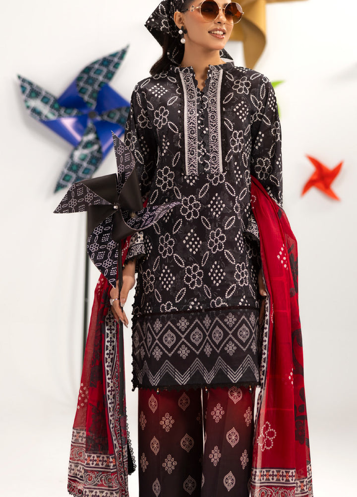 Coco Popup by Al Zohaib Unstitched Printed Lawn 3 Piece Suit AZ26UCP D-5 - Summer Collection