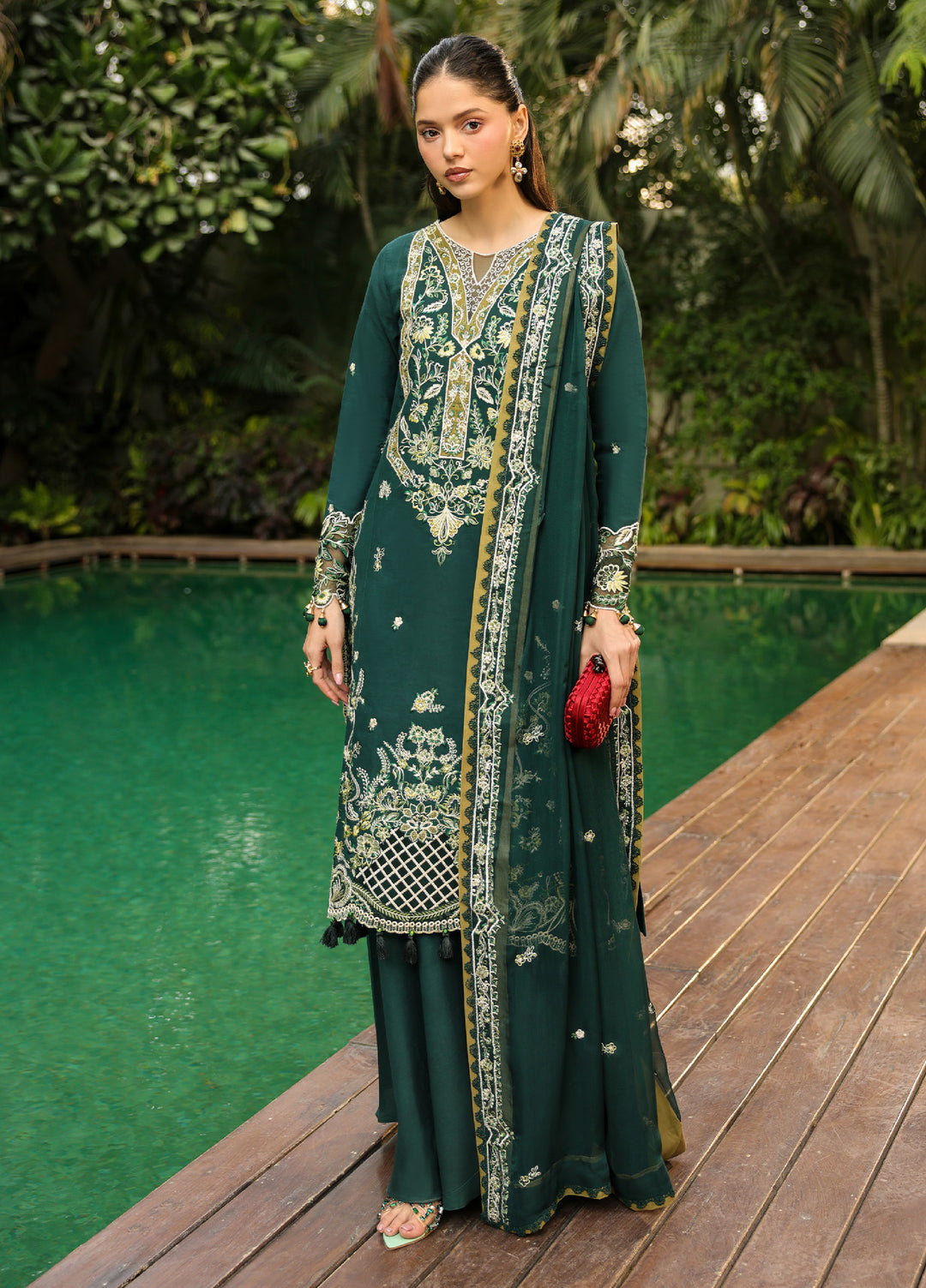Shanaya by Mahnur Unstitched Embroidered Lawn 3 Piece Suit MN26USL SH-14 - Summer Collection