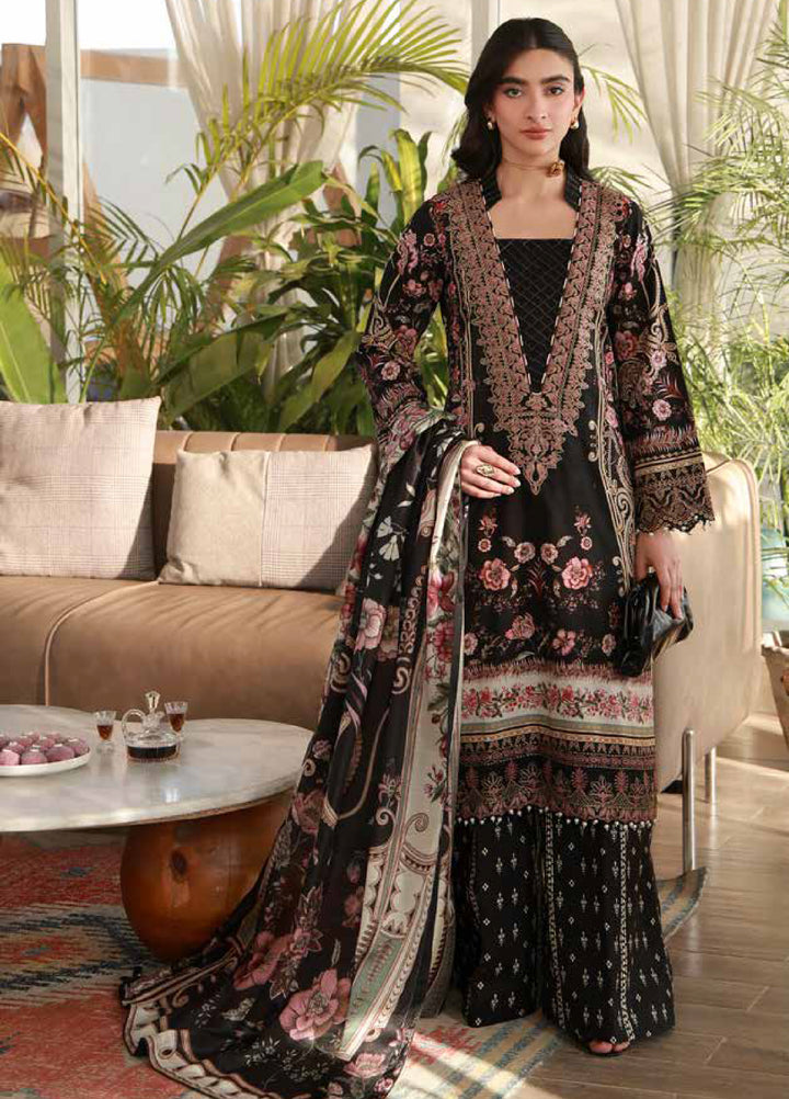 Delia by Gulaal Unstitched Embroidered Lawn 3 Piece Suit GL26UD D-5 Soleil - Summer Collection