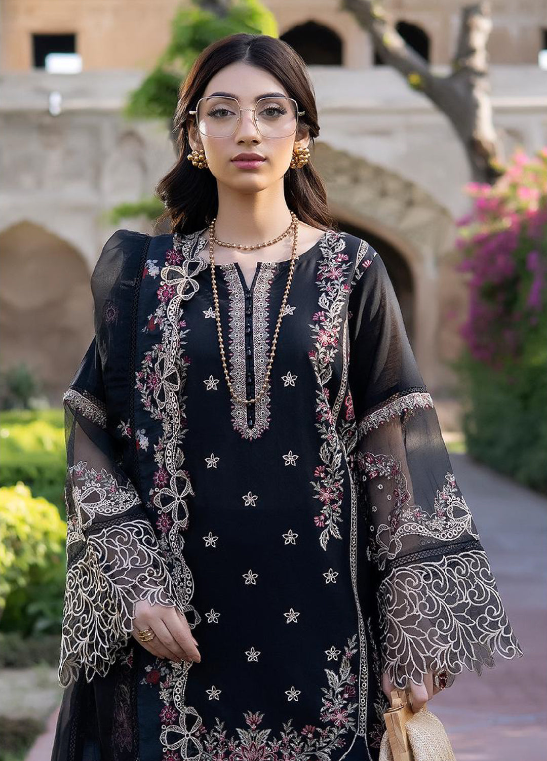 Inara by Javairia Women RTW Embroidered Lawn 2 Piece Suit IN26PJF Gulposh - Festive Collection