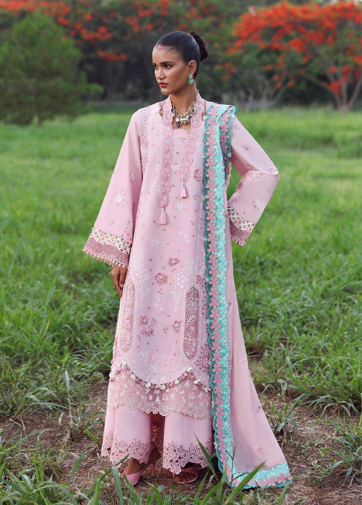 Lilas by Republic WomensWear Unstitched Embroidered Lawn 3 Piece Suit RW26ULL D-1B - Eid Collection