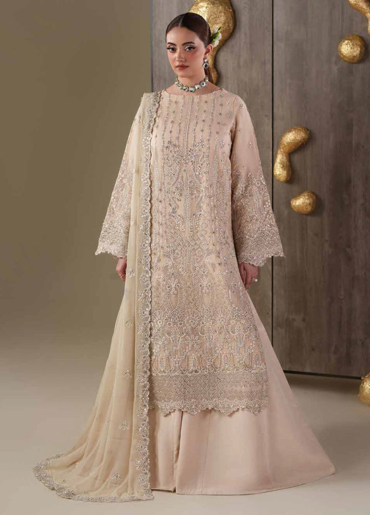 Nouvelle by Emaan Adeel Unstitched Embroidered Chiffon 3 Piece Suit EA26UNC Camallie - Festive Collection