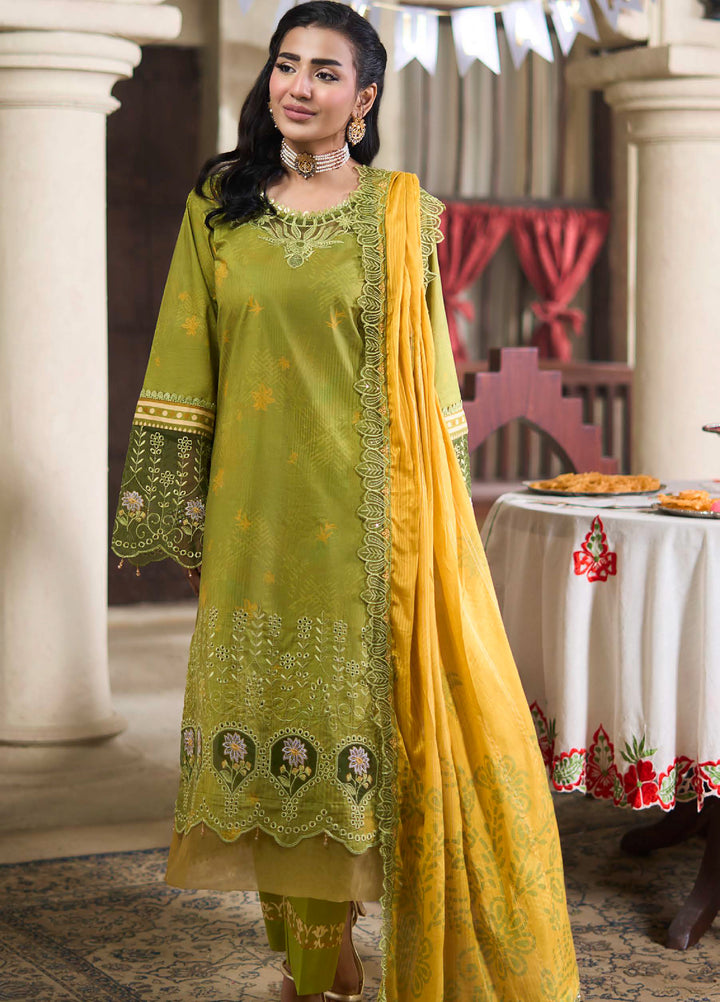 Applique Kari by Al Zohaib Unstitched Embroidered Lawn 3 Piece Suit AZ26AVI D-08 - Summer Collection