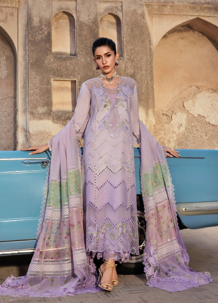 Bloom by Saira Shakira Unstitched Embroidered Lawn 3 Piece Suit SSR26ULB AMBRE-07B - Eid Collection