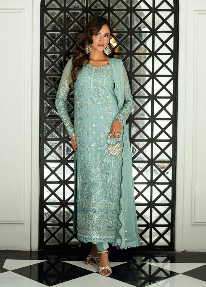 Maison d'or by Sahane Unstitched Embroidered Chiffon 3 Piece Suit CT-27004 DRIZZLE - Festive Collection