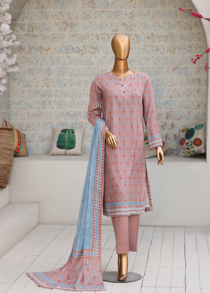Nayab by HZ Textiles Unstitched Printed Cotton Lawn 3 Piece Suit HZ28UN NPC-09 - Casual Collection