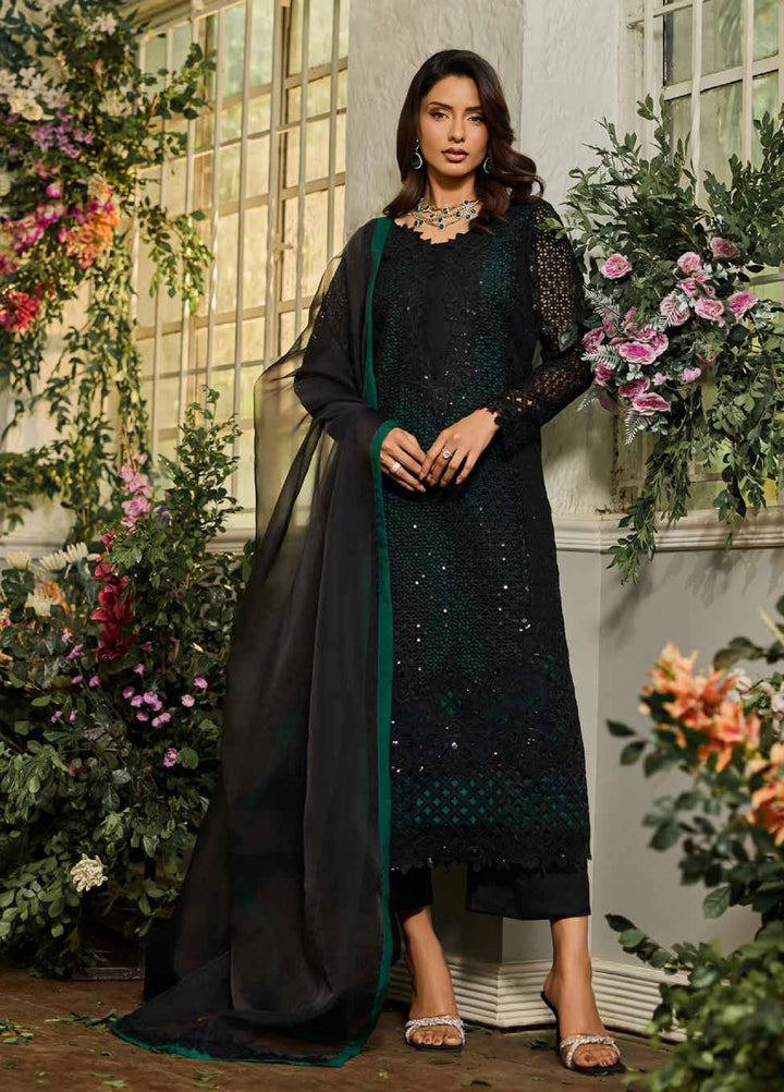 Celine by Charizma Unstitched Embroidered Chiffon 4 Piece Suit CHR26UC Celine CCE6-03 - Festive Collection