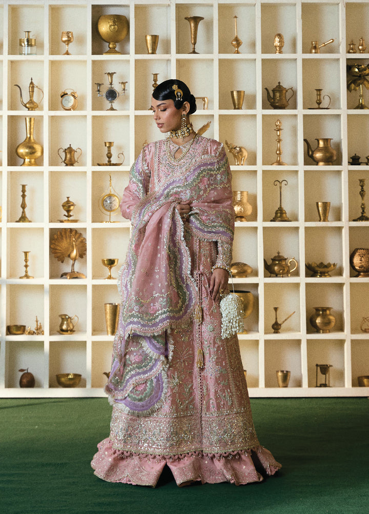 Freeshia by Suffuse Unstitched Shesha Silk Embroidered Suits 3 Piece SSY26UF ISRANA - Wedding Collection