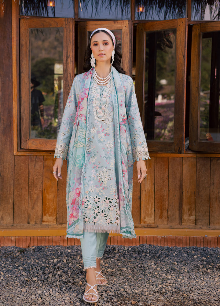 Shezlin by Aabyaan Unstitched Embroidered Chikankari 3 Piece Suit ABY26UCS ZARMINAH - Eid Collection