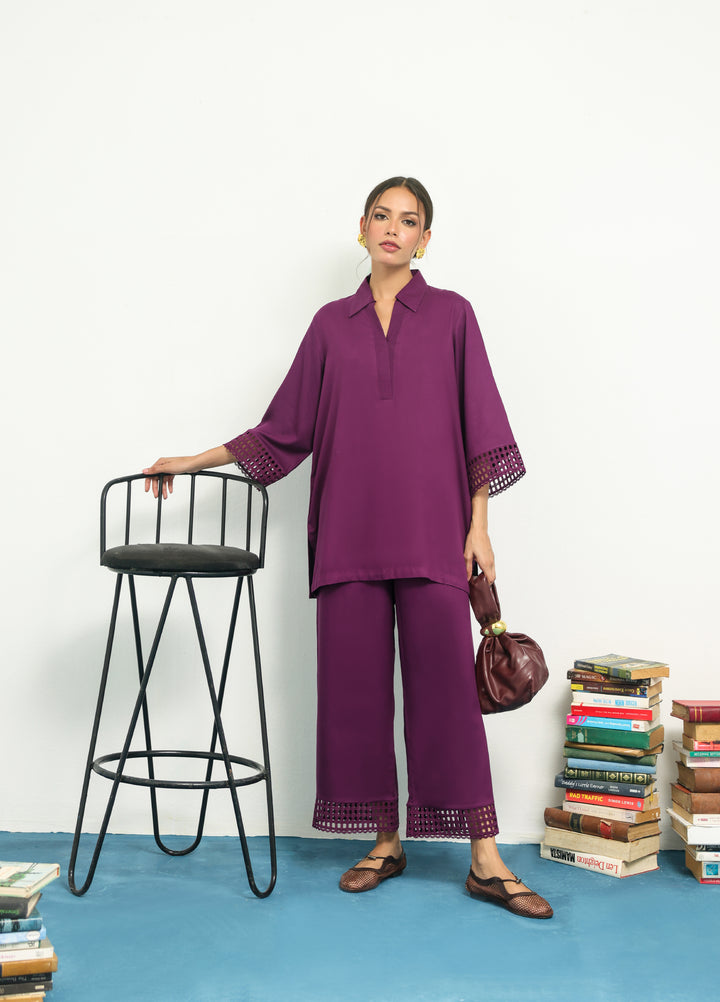 Pret Essentials by Sahar Pret Embroidered Viscose 2 Piece AWMT-AA-02 - Winter Collection