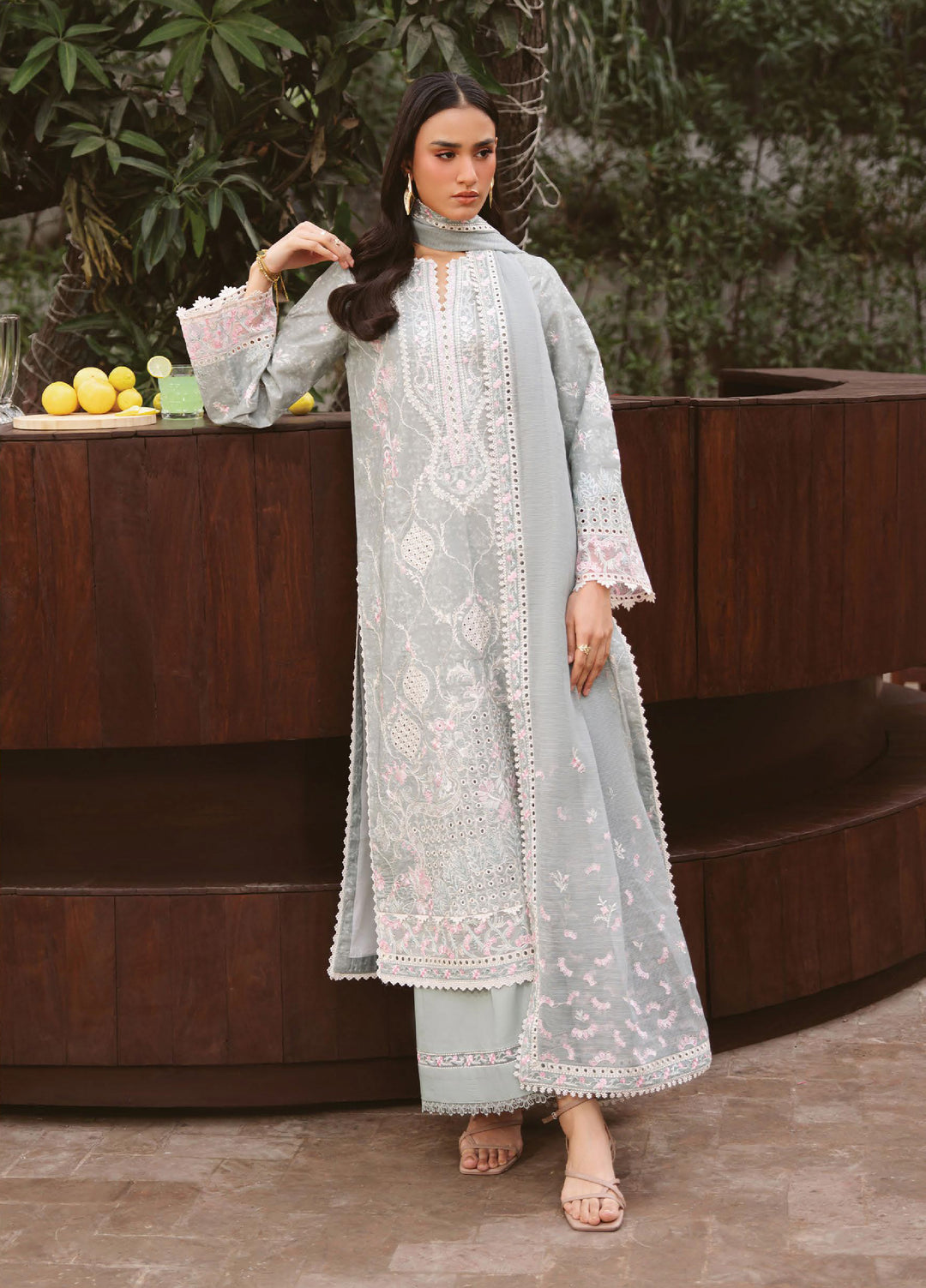 Serein by Ayzel Unstitched Embroidered Lawn 3 Piece Suit AAF26USL Lurelle - Eid Collection