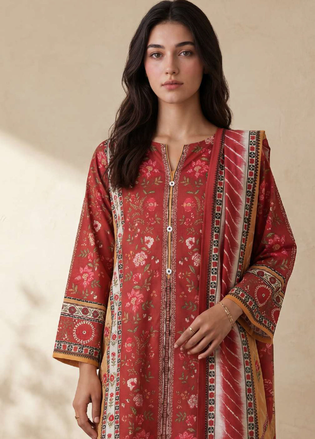 Zellbury Women RTW Printed Lawn 3 Piece Suit ZB26RLC WPS2632693 - Casual Collection