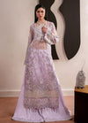 Starlet Jewels by Emaan Adeel Unstitched Embroidered Organza 3 Piece Suit EA26USF Lapis - Wedding Collection