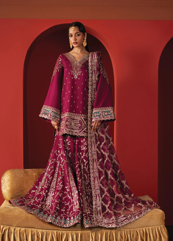 Divani by Afrozeh Unstitched Raw Silk Embroidered 3 Piece Suits AF25DS AS-25-09 Shamal - Festive Collection