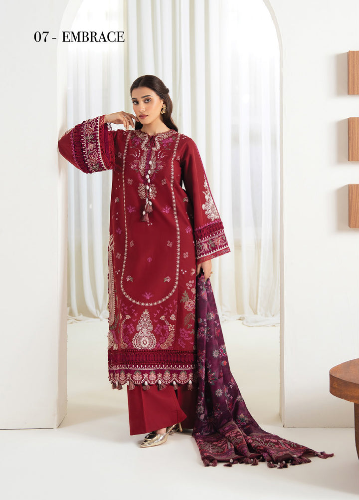 Namah by Xenia Formals Unstitched Embroidered Lawn 3 Piece Suit XF26UNL 07 - EMBRACE - Festive Collection