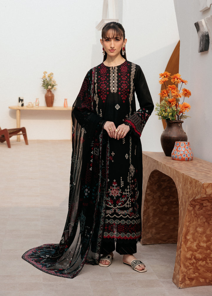 Zync by Florent Untitched Lawn Embroidered 3 Piece Suit FL26UZ FZ-8A - Summer Collection