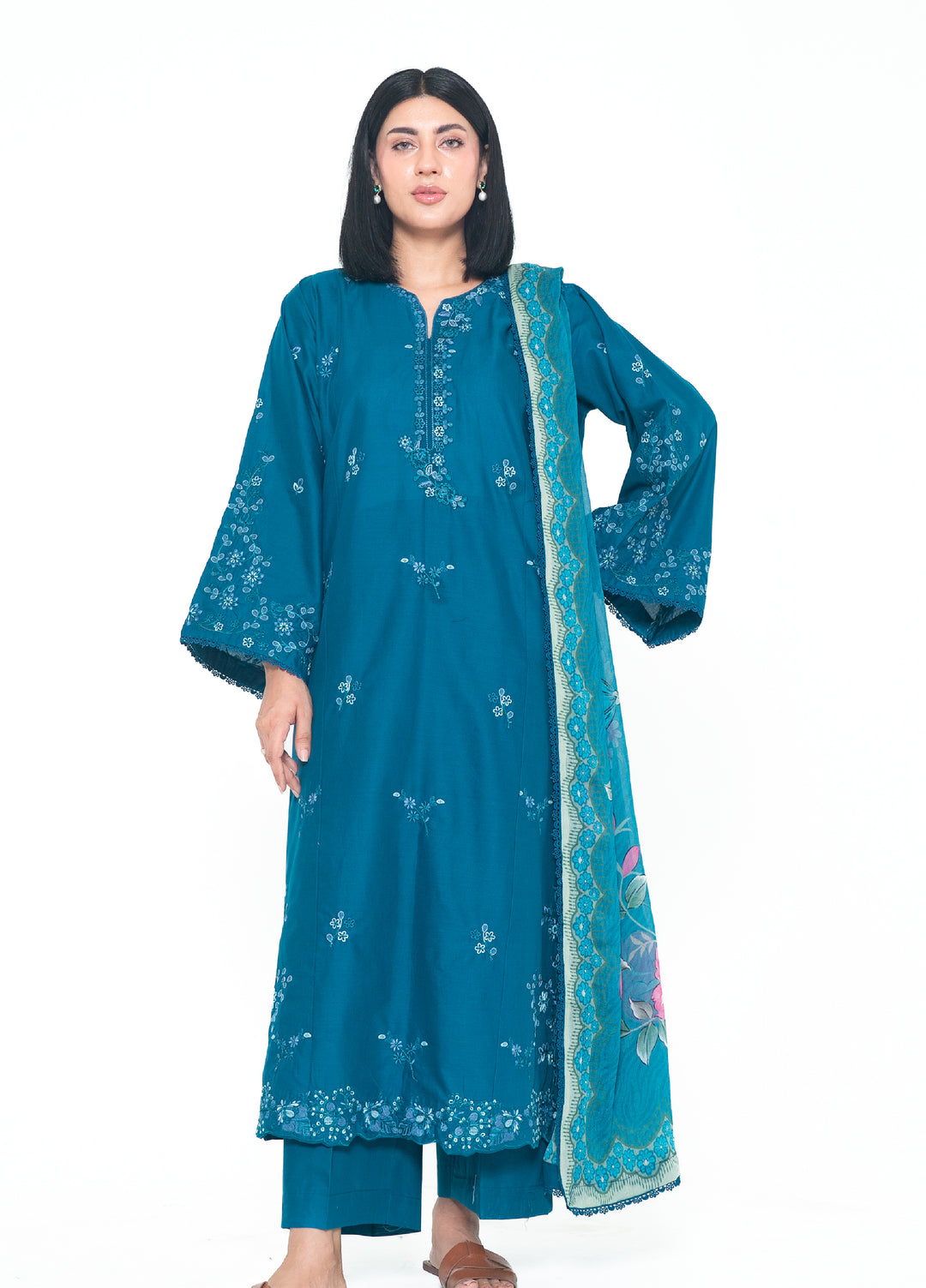 Zyna RTW Embroidered Lawn 3 Piece Suit ZY26ULS ORIA - Summer Collection
