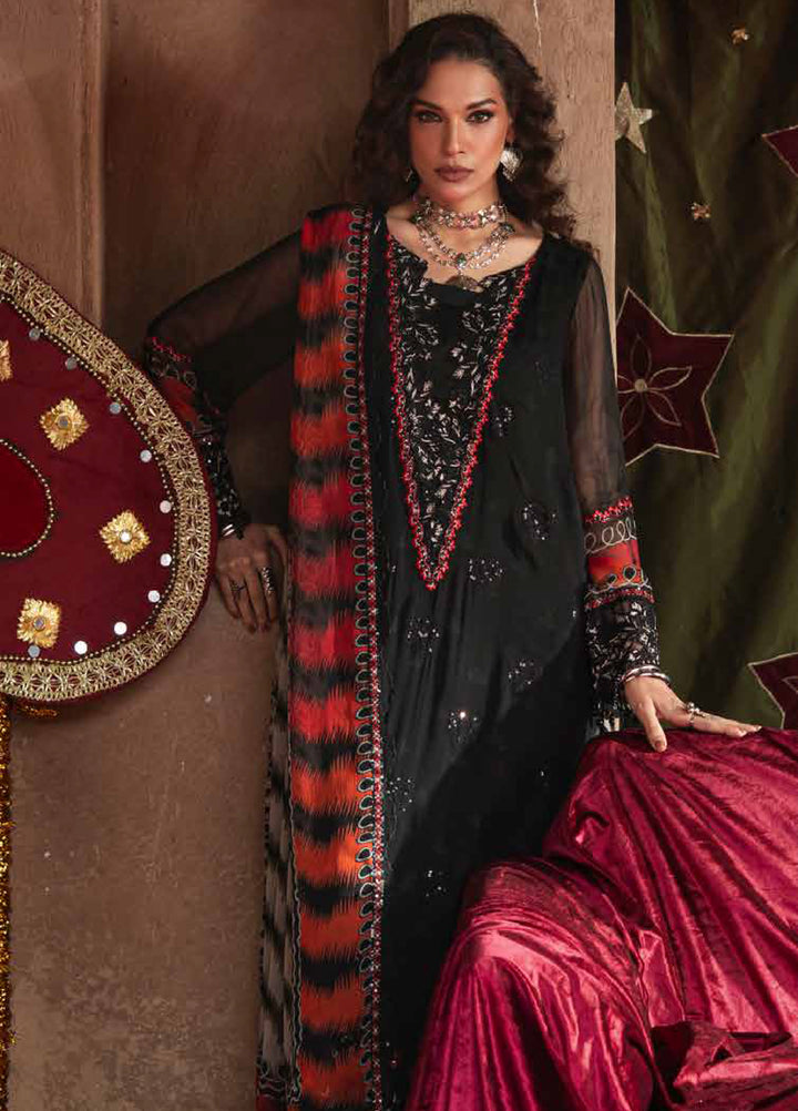 Vasal by Charizma Unstitched Embroidered Chiffon 3 Piece Suit CHR26UV VSL6-02 - Festive Collection