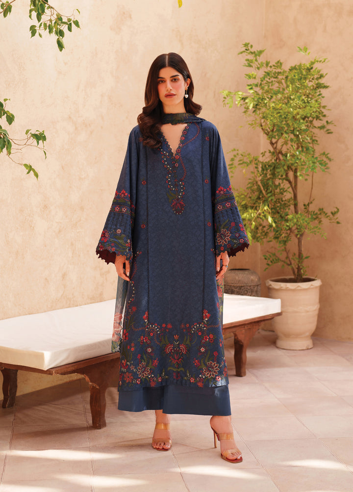 Iznik Unstitched Embroidered Lawn 3 Piece Suit IZ26ULE EL-01 - Eid Collection