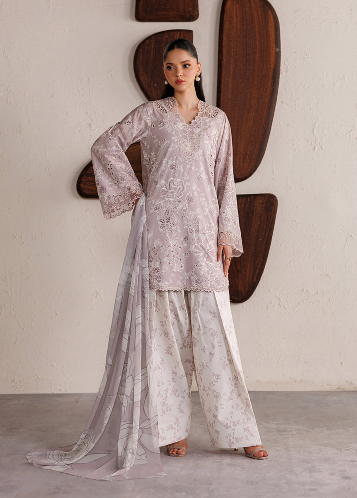 Iznik Unstitched Embroidered Lawn 3 Piece Suit IZ26ULF IBE-07 - Festive Collection