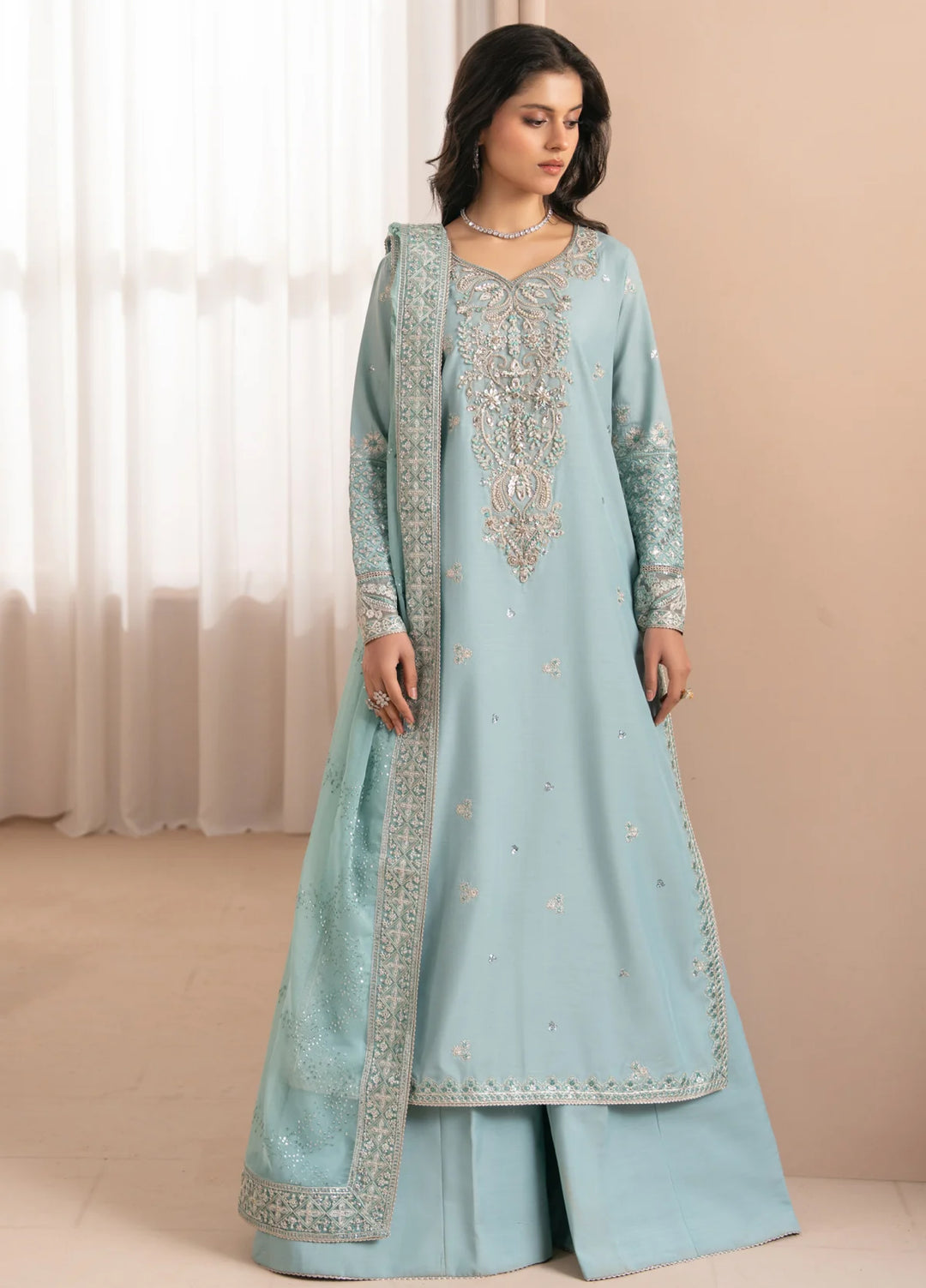 Deme by Xenia Formals Unstitched Embroidered Lawn 3 Piece Suit XE26UDF D-02 Evia - Festive Collection