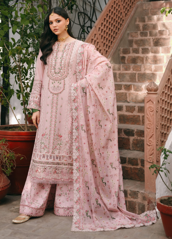 Ek Fasana by Kahf Premium Unstitched Embroidered Luxury Lawn 3 Piece Suit KHF26UFL KLB-3A DILNASHEEN - Festive Collection