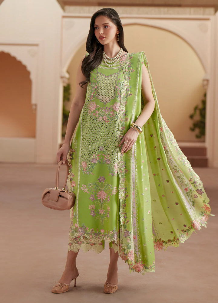 Mashriq by Bin Ilyas Unstitched Embroidered Lawn 3 Piece Suit BI26UML D112A - Festive Collection