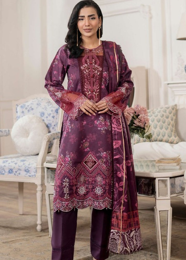 Applique Kari by Al Zohaib Unstitched Embroidered Lawn 3 Piece Suit AZ26AVII D-09 - Summer Collection
