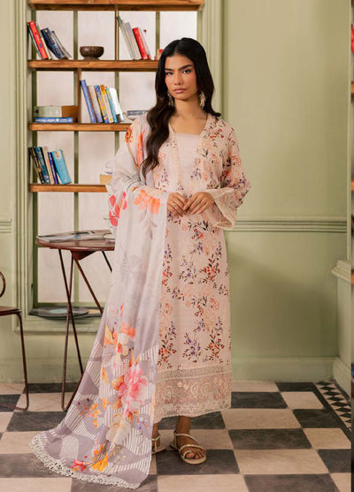 Daria by Riaz Arts Unstitched Embroidered Lawn 3 Piece Suit DA26UCT DA-61 - Summer Collection
