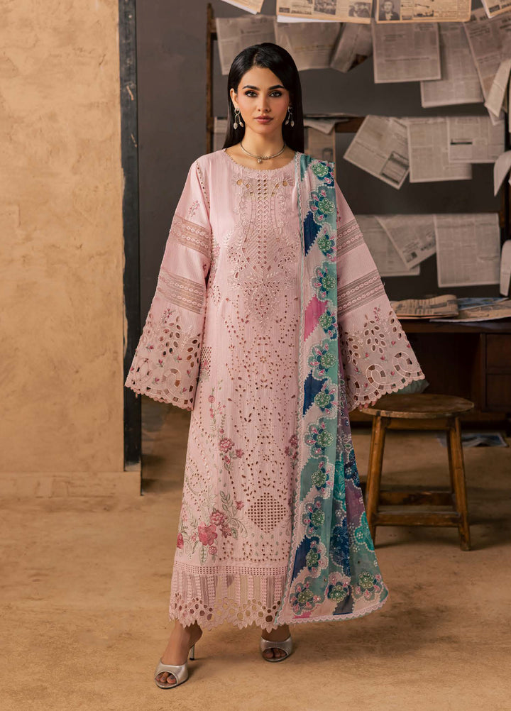 Bazar by Nureh Unstitched Embroidered Chikankari Lawn 3 Piece Suit NU26UBL NE-241 - Festive Collection