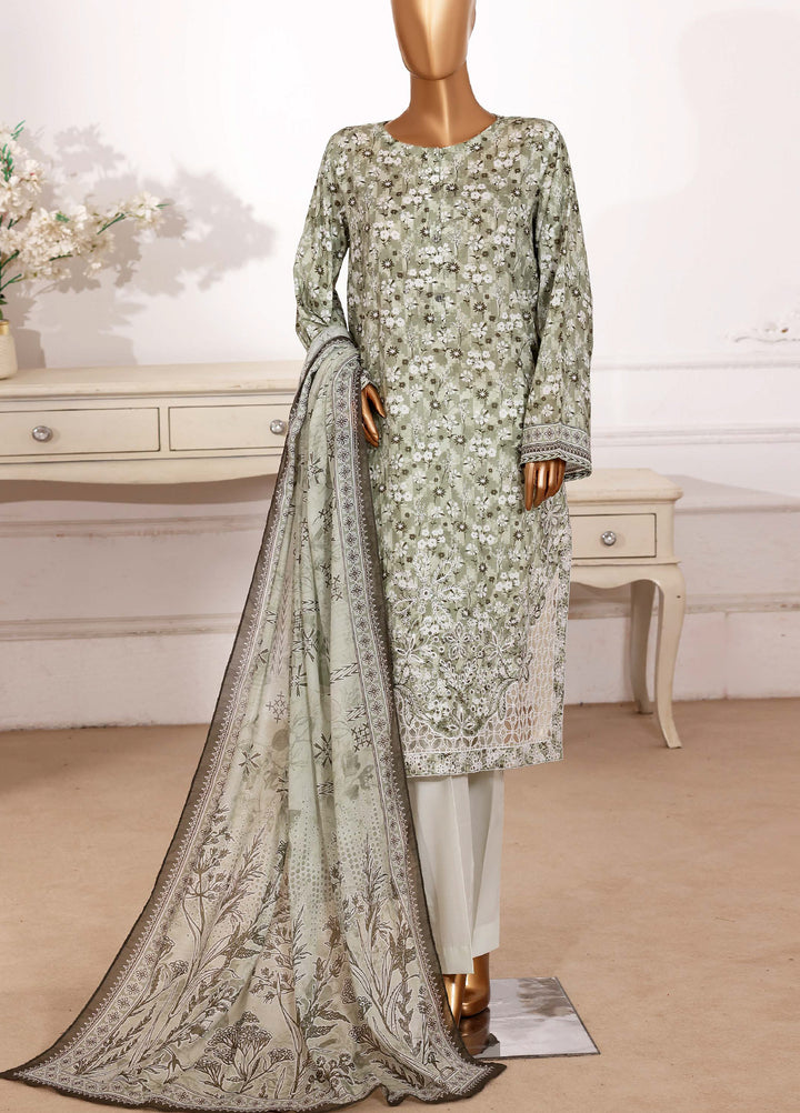 Hz Textiles RTW Cutwork Kari Printed Lawn 3 Piece Suit HZ26ULC CPE-3P-020 - Summer Collection
