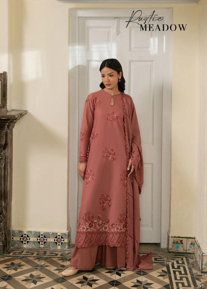 Mahiri by Cross Stitch Unstitched Embroidered Lawn 3 Piece Suit CS26UM D-7 RUSTIC MEADOW - Summer Collection