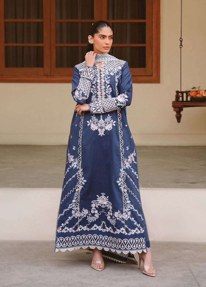 Serein by Ayzel Unstitched Embroidered Lawn 3 Piece Suit AAF26USL Elyra - Eid Collection