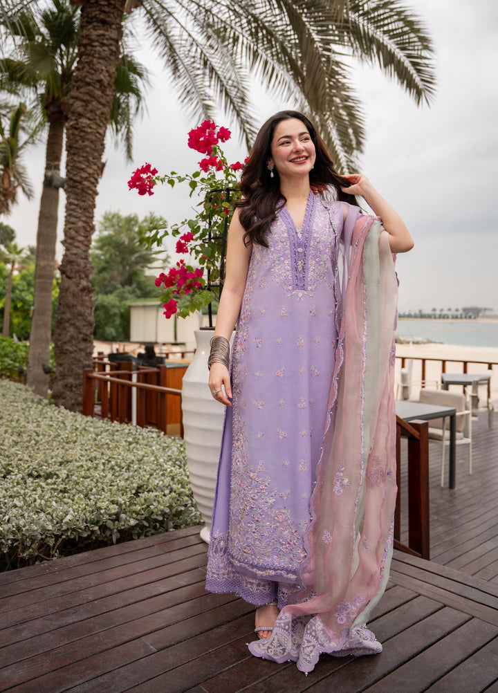 AYA by Faiza Saqlain Unstitched Embroidered Luxury Lawn 3 Piece Suit FS26UAL SUELA - Festive Collection