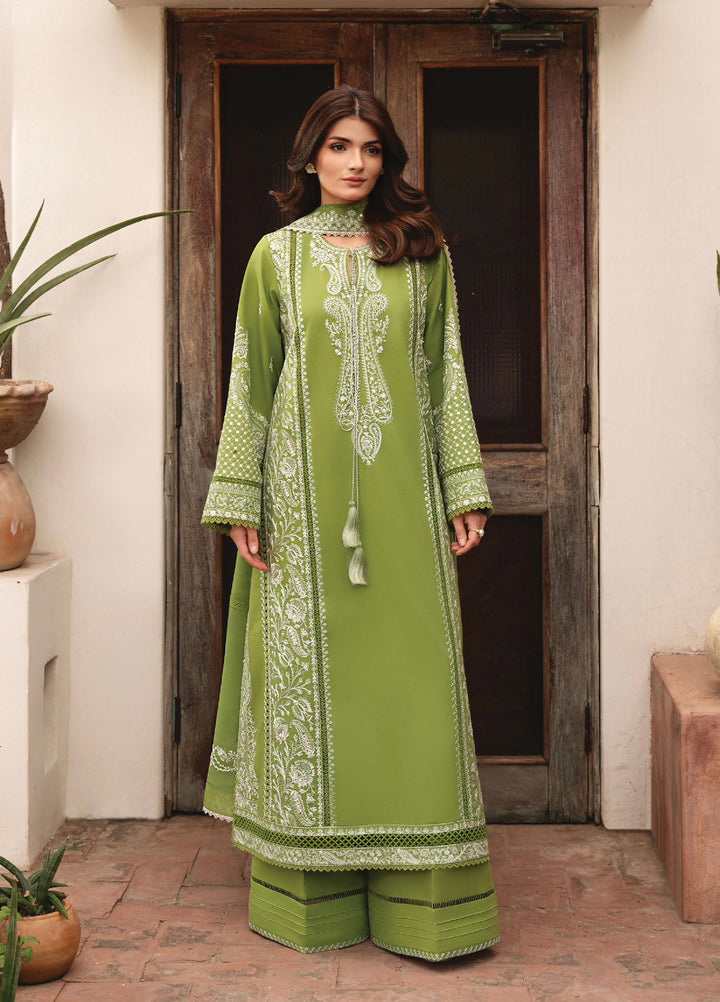 Whisper by Ayzel Unstitched Embroidered Lawn 3 Piece Suit AAF26ULW Hush ZWU-0131-3PO - Eid Collection