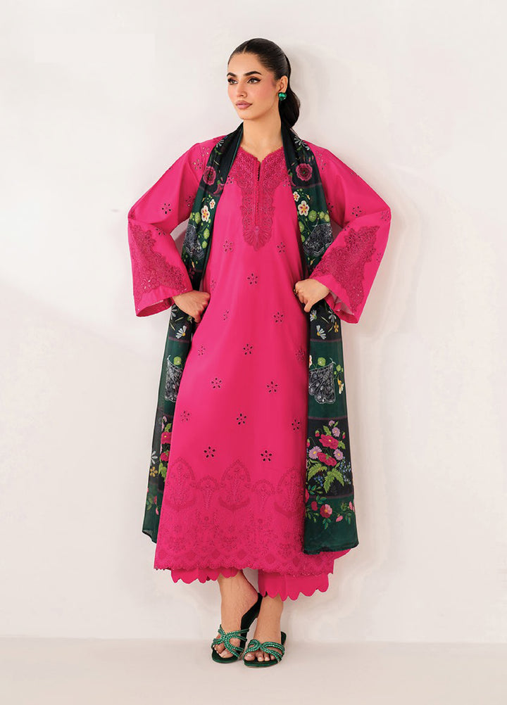 Le'essence by Xenia Formals Unstitched Embroidered Lawn 3 Piece Suit XE26UL D-05 Crizma - Summer Collection