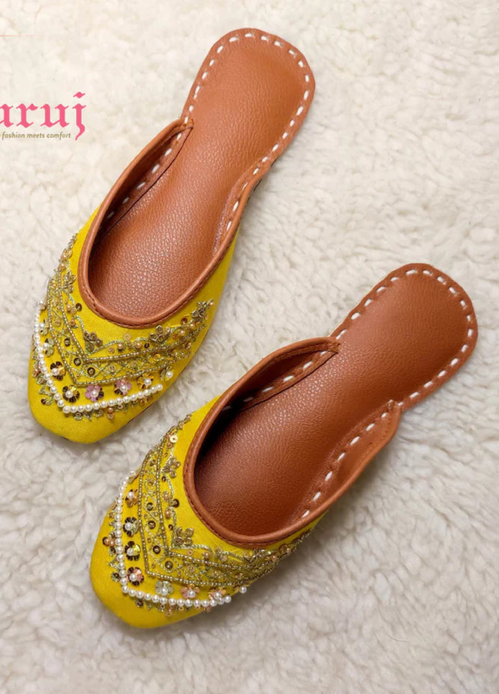 Zuruj Festive Style   Backless Khussay JU-167