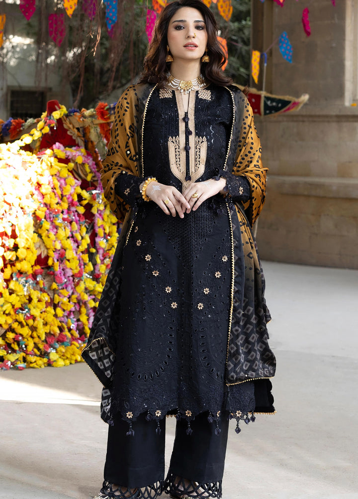 Bandhani by Al Zohaib Unstitched Embroidered Premium Lawn 3 Piece Suit AZ26UB D-6 - Summer Collection