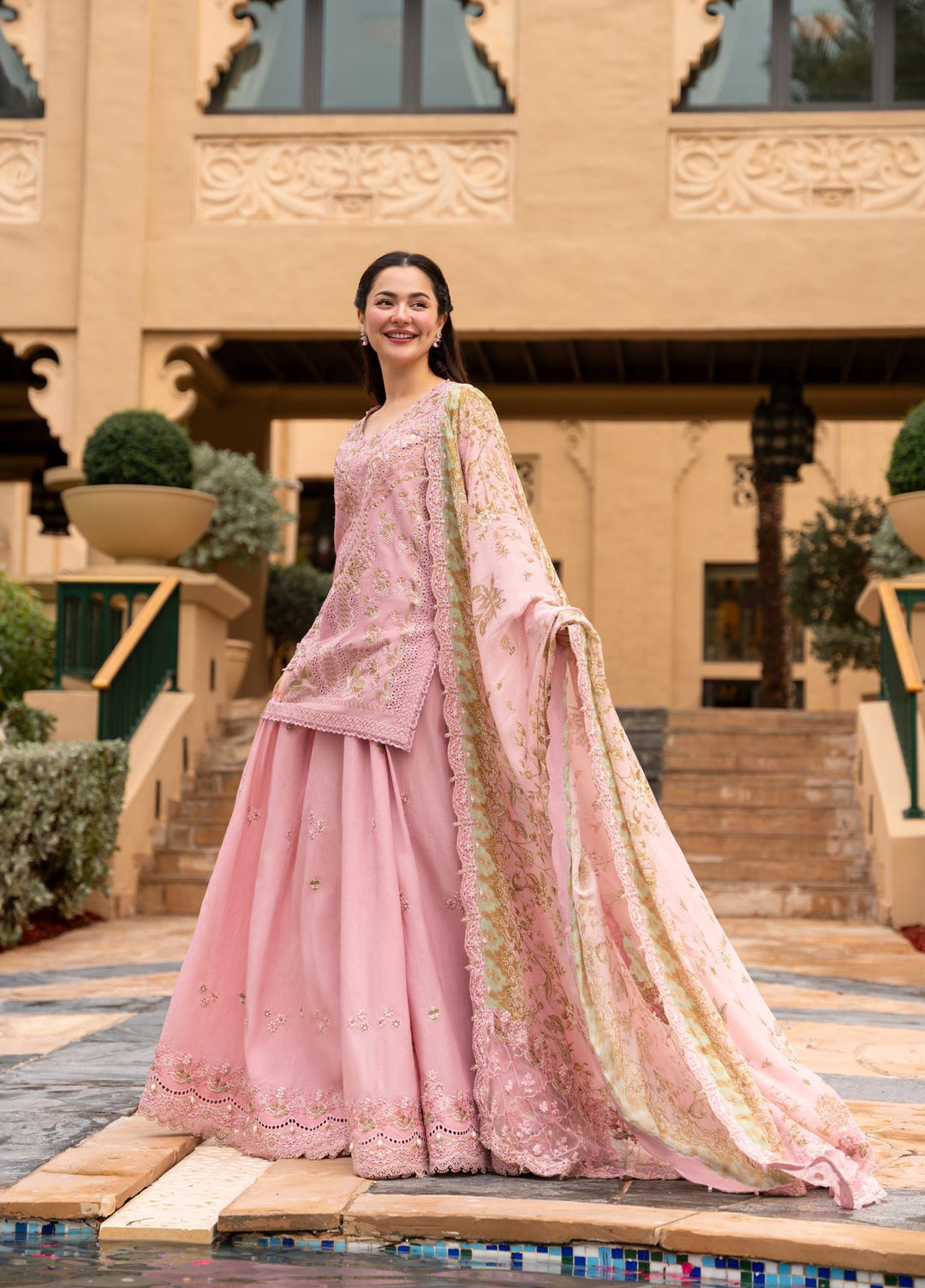 AYA by Faiza Saqlain Unstitched Embroidered Luxury Lawn 3 Piece Suit FS26UAL ASJA - Festive Collection