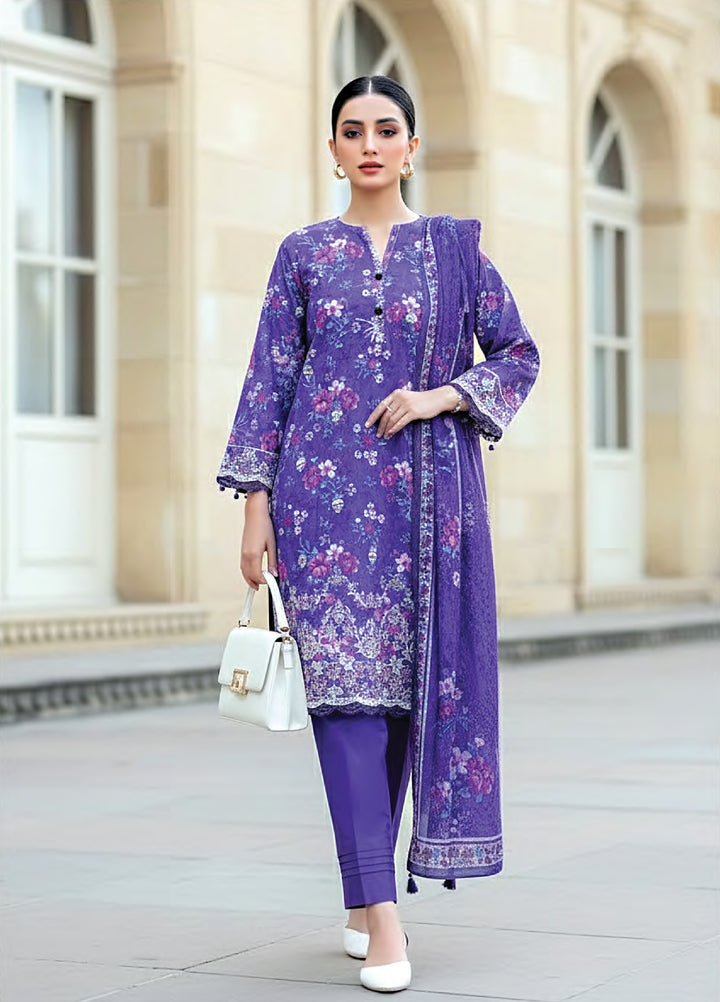 Komal Lawn by Lakhany Unstitched Embroidered Lawn 3 Piece Suit LSM26UK LG-SG-0047 - Summer Collection