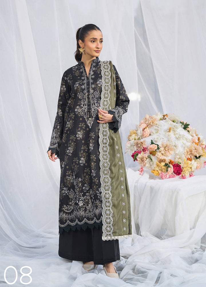 Raha Summer Prints by RajBari Unstitched Printed Lawn 3 Piece Suit RB26URS D-08 - Summer Collection