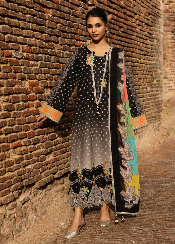 Chunri by Charizma Unstitched Embroidered Lawn 3 Piece Suit CHR26UCL CHN6-02 - Summer Collection