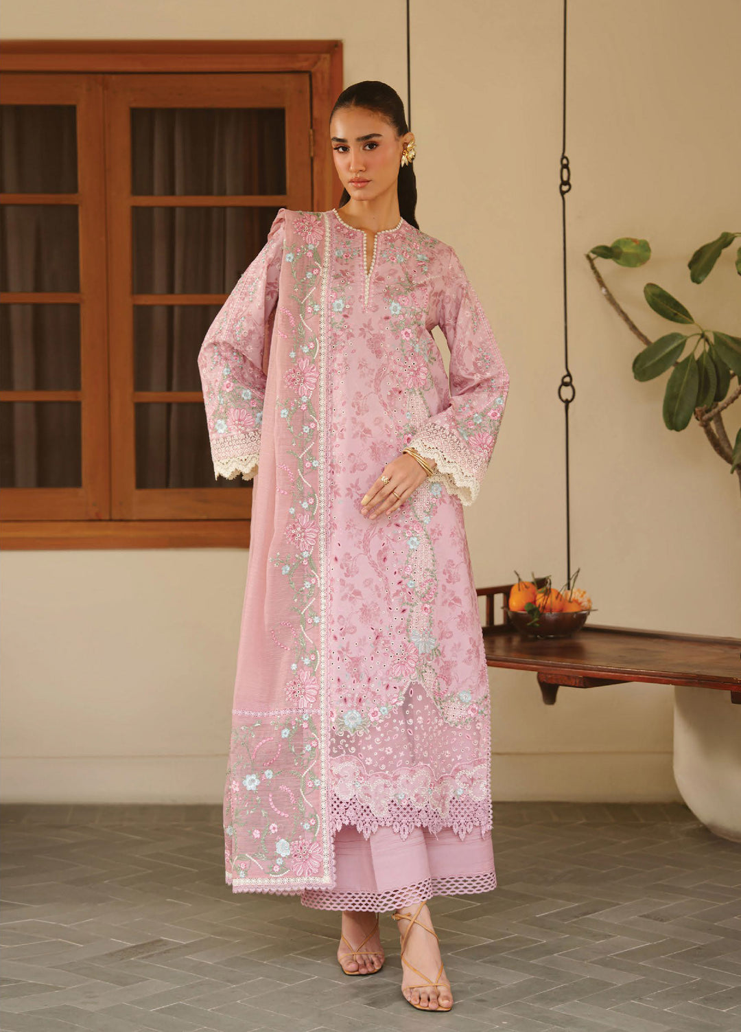 Serein by Ayzel Unstitched Embroidered Lawn 3 Piece Suit AAF26USL Seraphe - Eid Collection