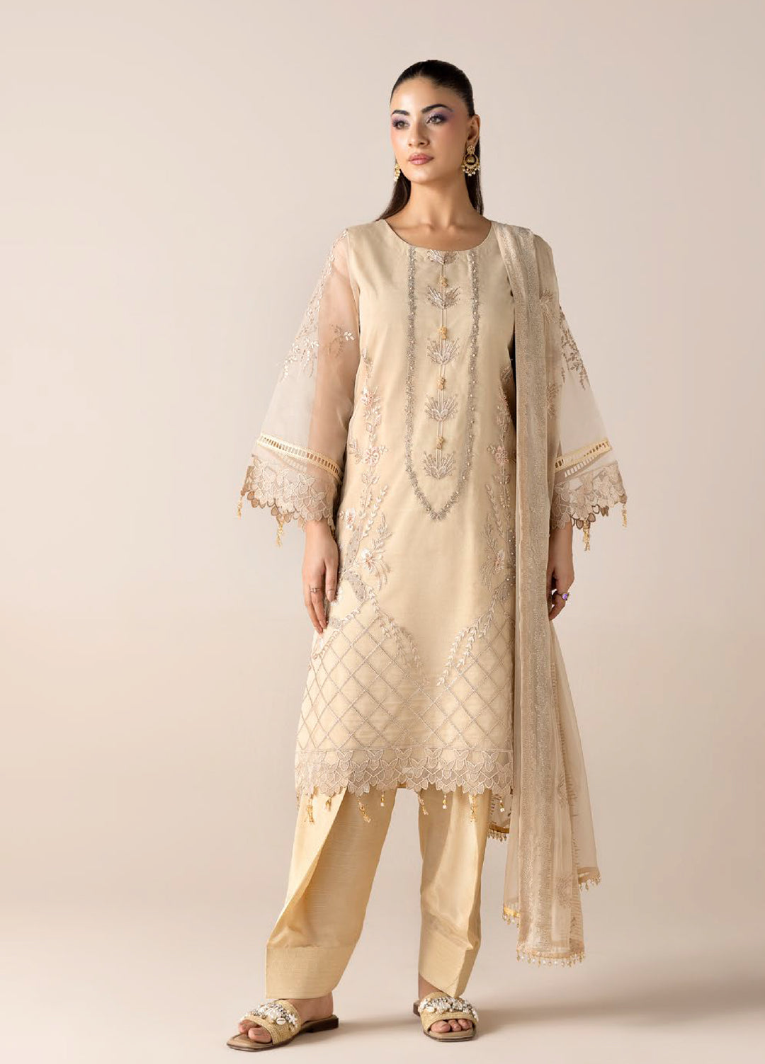 Aura by Zebtan RTW Embroidered Lawn 3 Piece Suit ZB26UAL A-07 - Festive Collection