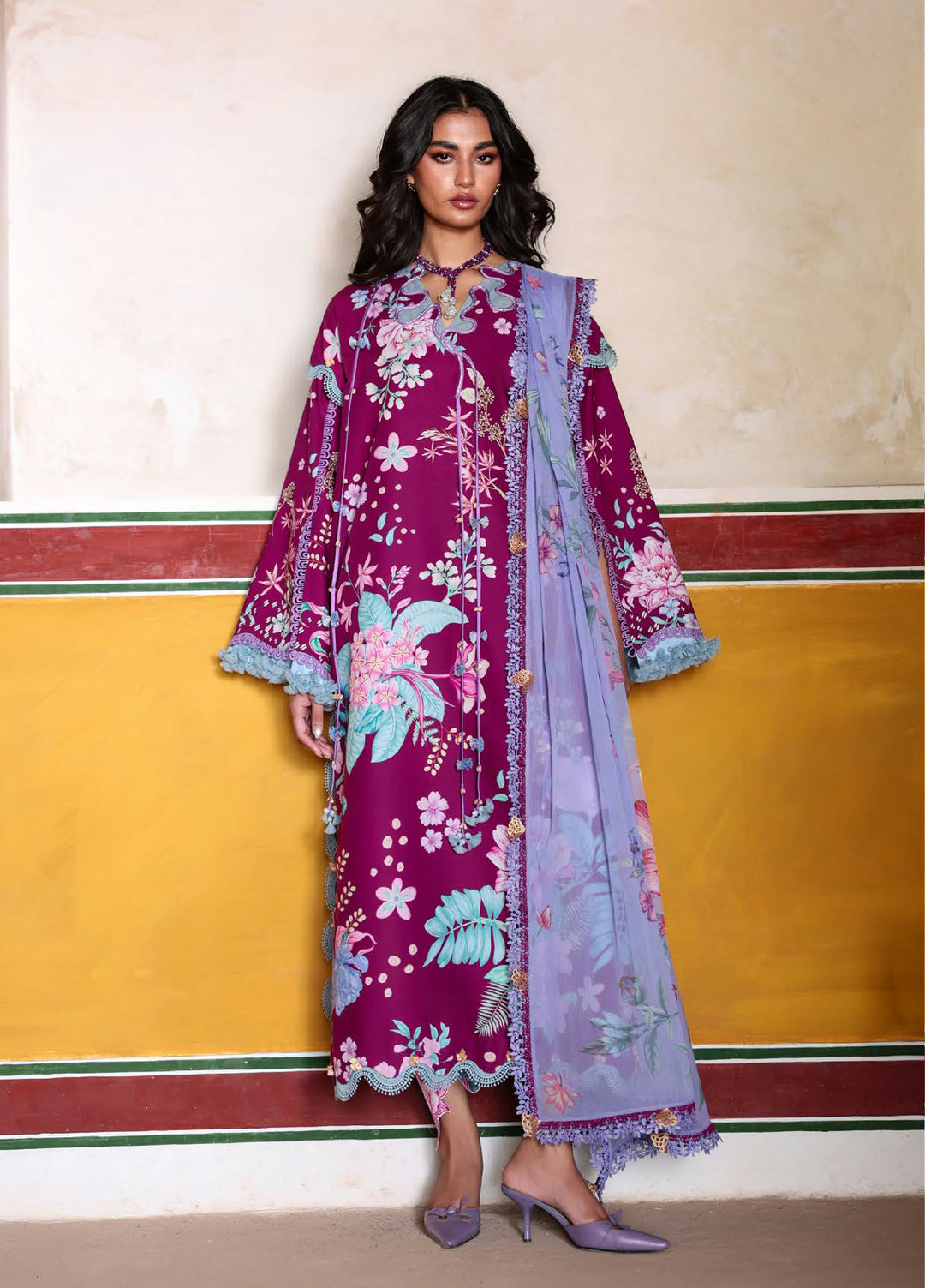 Neoma Prints by Republic Unstitched Printed Lawn 3 Piece Suit RW26UNL SP-10 BAHAAR - Summer Collection