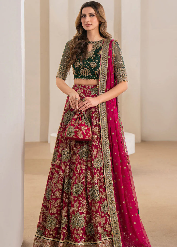 Jazmin Unstitched Chiffon Embroidered Suits 3 Piece JZ25CF JZ-WF24-03 - Festive Collection