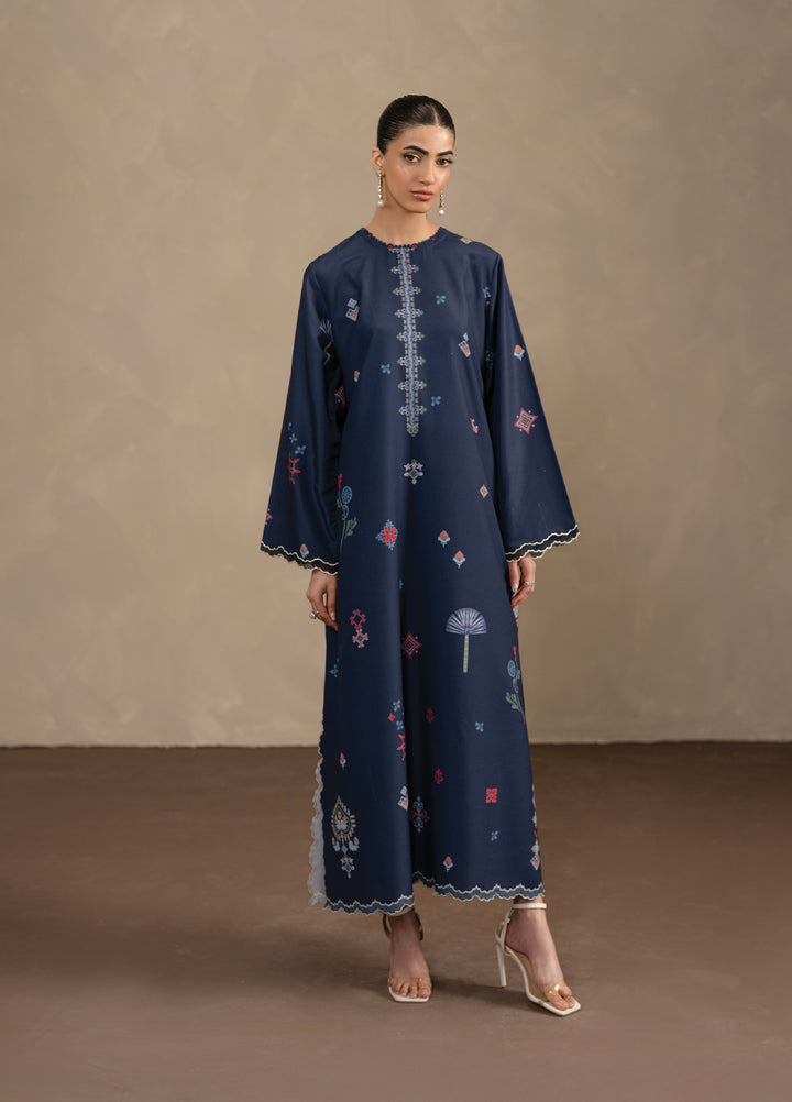 Seran Women Pret Printed Poly Cambric Kaftaan SN26PK D-6 Navira - Casual Collection